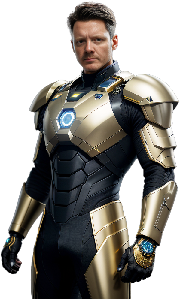 Kid in Tech Suit