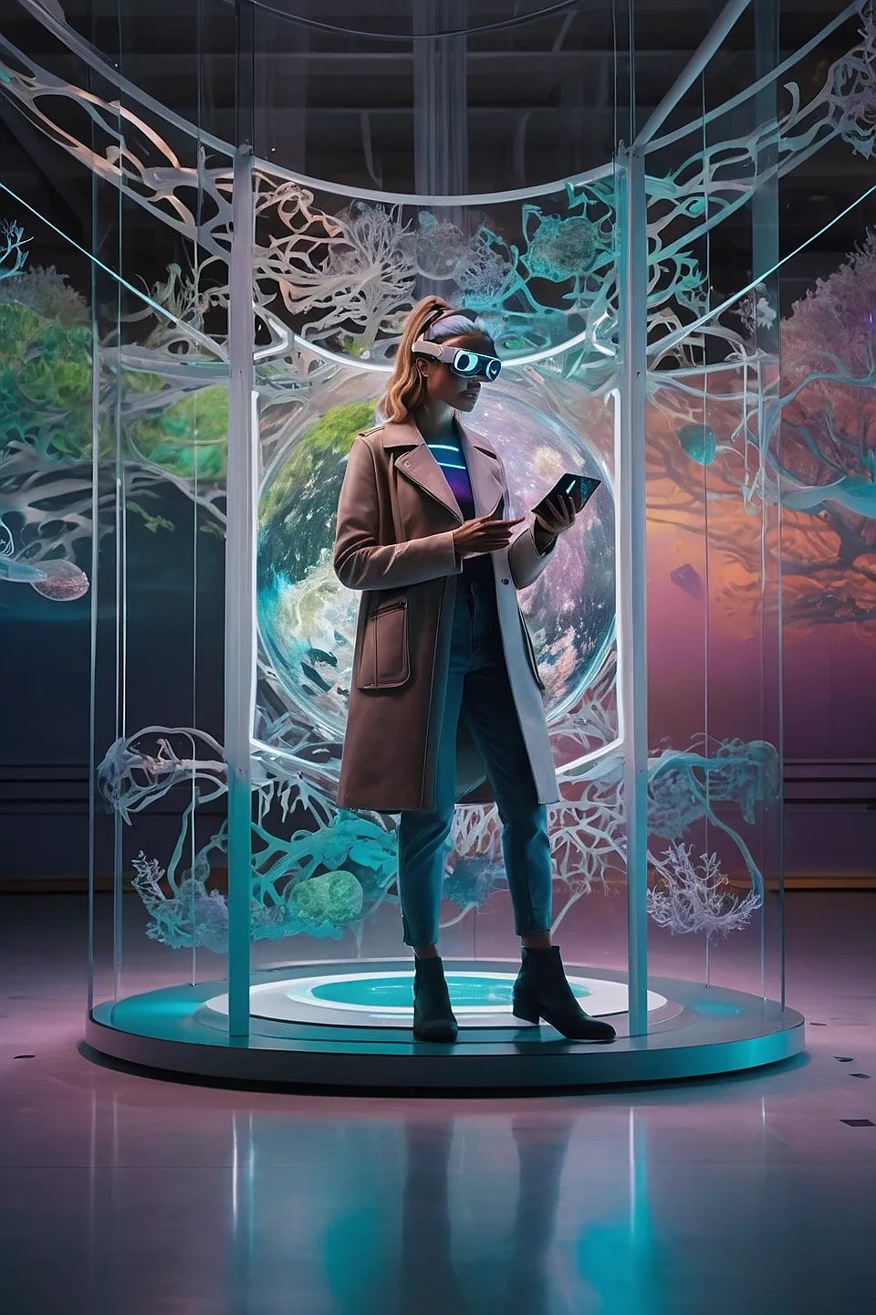 Demonstration of visual search on a smartphone